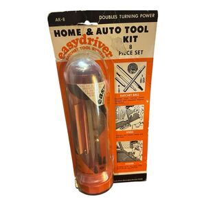 Vtg Creative Tools Inc. Easydriver Ratchet Ball Screwdriver, Bit, & Extensions